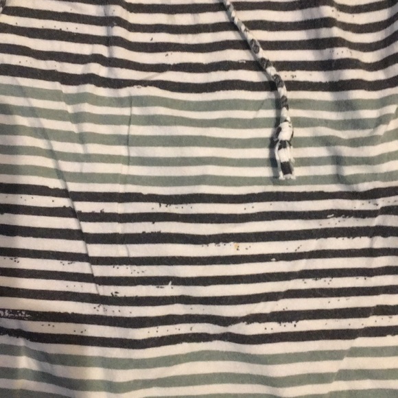 LUX stripe multi way style top with tie - Picture 3 of 7